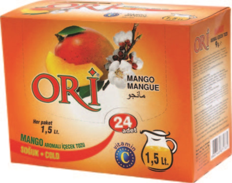 9 Gr. Mango Aromalı İçecek Tozu