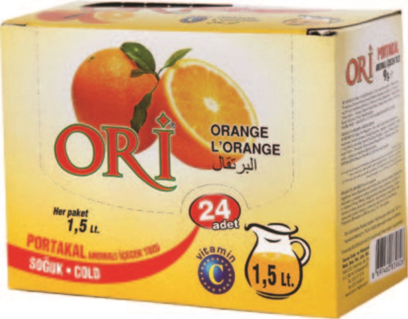 9 Gr. Portakal Aromalı İçecek Tozu