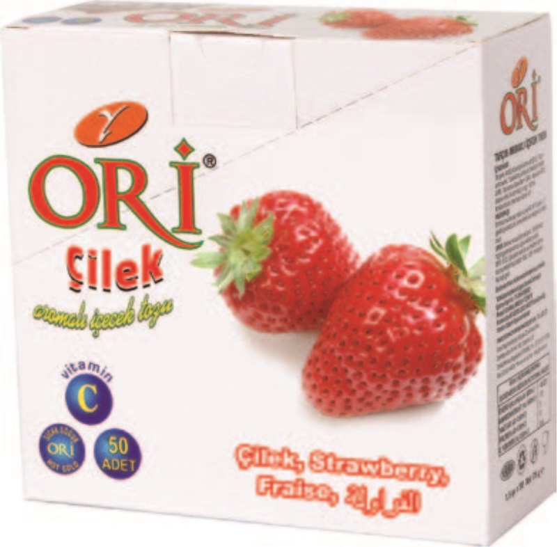 Çilek Tek İçimlik Aromalı Toz
