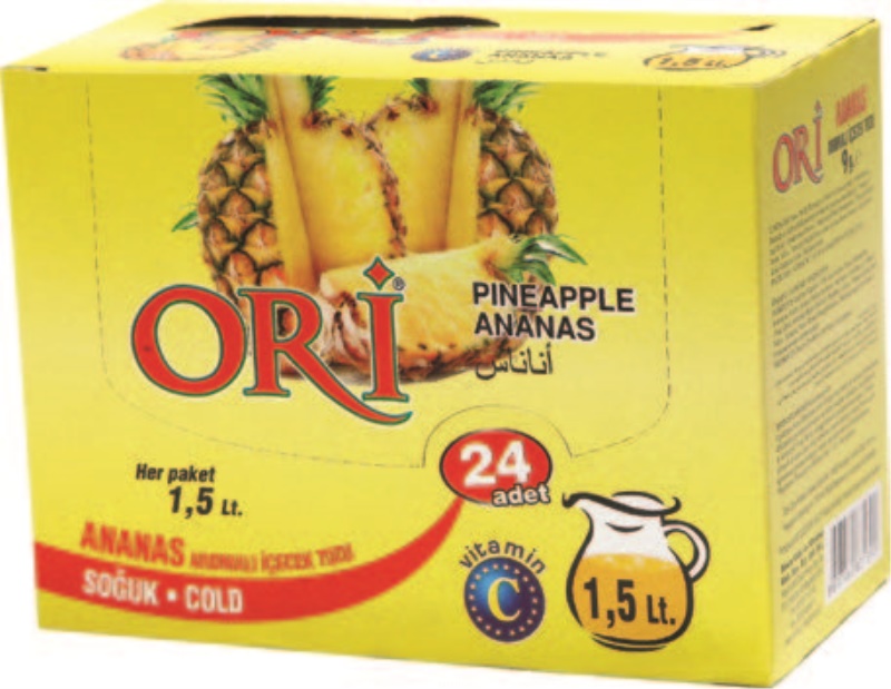 9 Gr. Ananas Aromalı İçecek Tozu